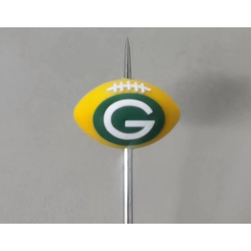 Wholesale 3D Three-dimensional Silicone Cute Cartoon Rugby DIY Beads