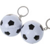 Wholesale Cute football shaped mini retractable pen keychain