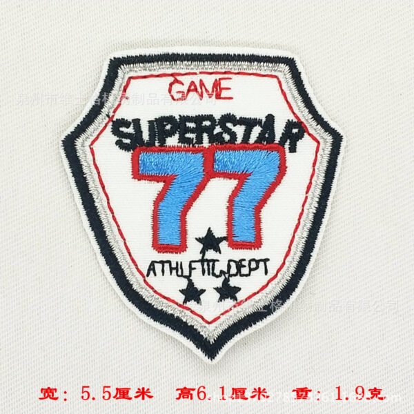 Wholesale ZUMAKOO factory direct computer embroidery badge cloth stickers decorative clothing stickers patch can be sewn can be ironed