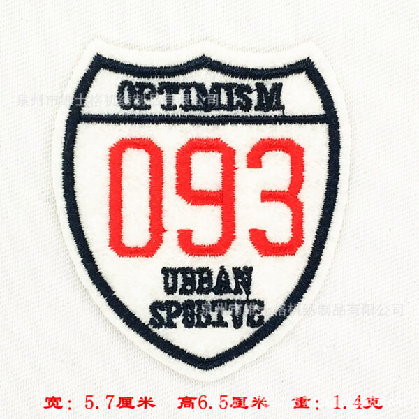 Wholesale ZUMAKOO factory direct computer embroidery badge cloth stickers decorative clothing stickers patch can be sewn can be ironed