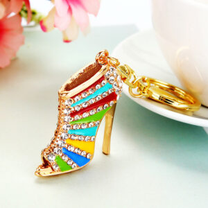 Striped high heels color / Single opp bag packaging