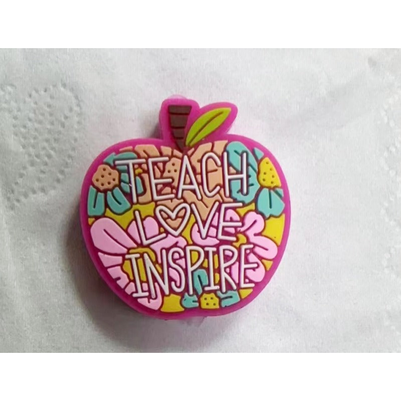 Wholesale Cartoon Elk Motif Silicone Beads