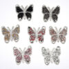 Wholesale Butterfly pattern colorful rhinestone embroidery DIY Patches