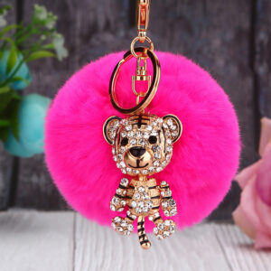 Tiuniu + Rose fur ball / Single opp bag packaging