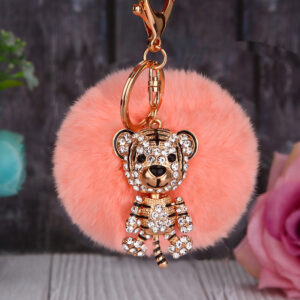 Tiuniu + Korean pink fur ball / Single opp bag packaging