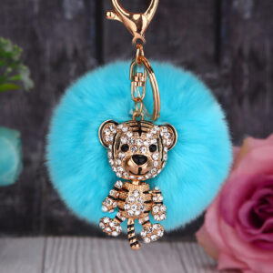 Tiuniu + sky blue fur ball / Single opp bag packaging