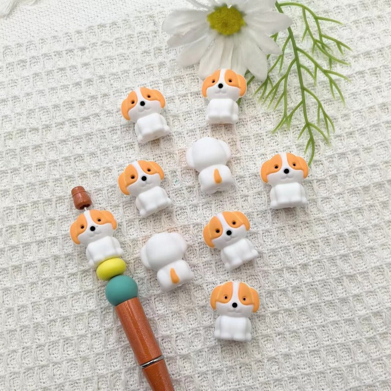 Wholesale 3D Stereoscopic Silicone Ppy Beads Cute Cartoon Bead Beads