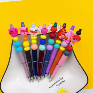 Wholesale 10pcs 3D Stereoscopic Valentine's Day Series Silicone DIY Beads