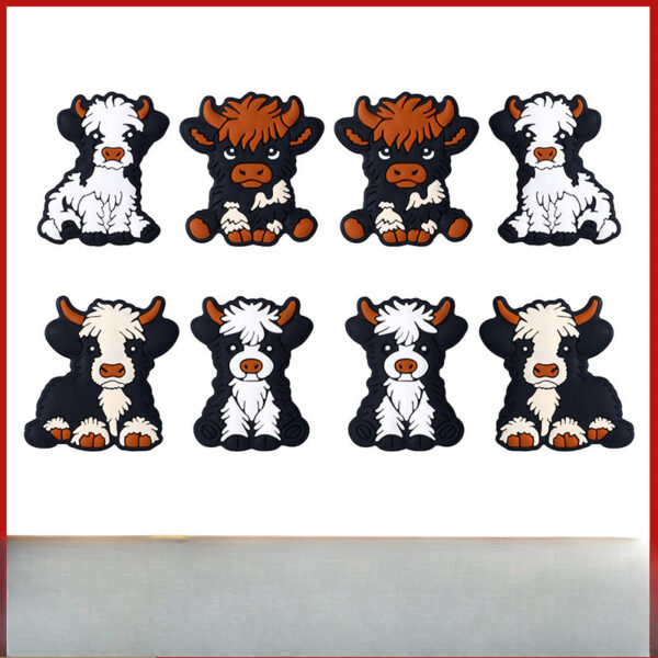 9cb892f379664e15a63342ce3915f585_f3d20955-5bb6-430c-9f25-3e3990649b2d Wholesale 20pcs Animal Highland Cattle Silicone Children's Grinding Rod Dental Glue Anti Falling Chain Loose Beads