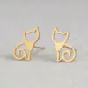 Animal 304 Stainless Steel Stainless Steel Simple Style Ear Studs