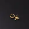 Ear Cartilage Rings & Studs Insect Copper Plating Artificial Gemstones