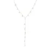 INS Fashion Tassel Y-Chain Stainless Steel Necklace 18K Gold Plated Elegant Titanium Steel Jewelry Direct Sale