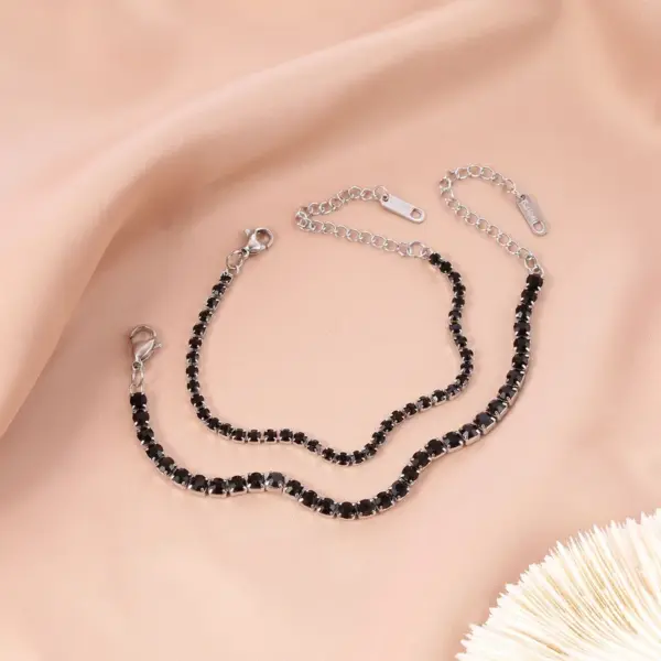 Ion Plating (IP) 18K Gold Plated Geometric 304 Stainless Steel Classic Style Waterproof Non Tarnish 304 Stainless Steel Lobster Trigger Clasp Closure Bracelets Necklace