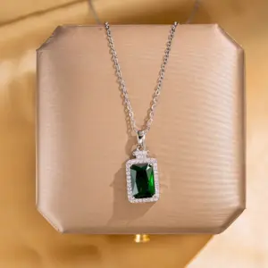 Emerald Silver Perfume Bottle