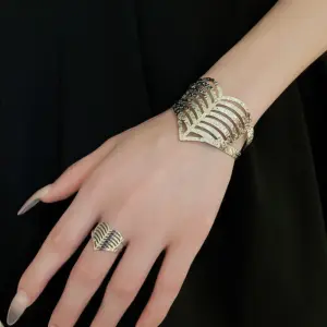 65# Bracelet-Silver (Two-Piece Set)