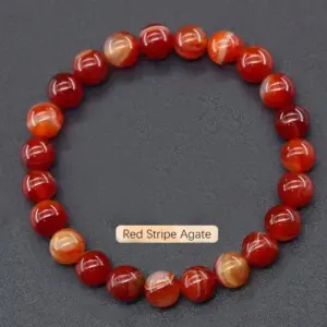 L1825-Red Striped Agate