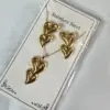 New-Vintage-Court-Stainless-Steel-Gold-Plated-Jewelry-Set-Ocean-Pattern-Earrings-Necklace-Non-Fading-Luxury-Style-For-Women-main-image-4-1 New Vintage Court Stainless Steel Gold Plated Jewelry Set Ocean Pattern Earrings Necklace Non Fading Luxury Style For Women