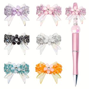 Wholesale 10pcs bowknot cherry blossom beads