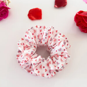 Rainbow heart - small waist scrunchie