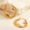 O1CN01029Ftn29BL3zKHz7q_2211762048029-0-cib Wholesale retro star ring hollow earrings stainless steel earrings