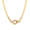 Wholesale Blade gold O-chain stainless steel necklace