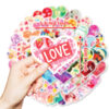 Wholesale 50pcs Cartoon Valentine's Day Love Graffiti Stickers