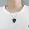 Wholesale Guitar pick necklace acrylic pendant