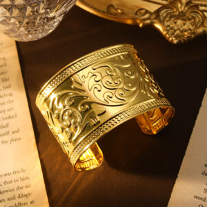 L251-1 carved pattern gold