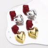 Wholesale Valentine's Day Rose Love Earrings