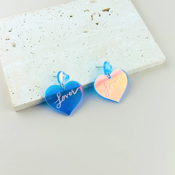 O1CN0108fTtS1d8WkADGdwr_3502443691-0-cib Wholesale Valentine's Day Colorful Spliced Love Letter Acrylic Earrings
