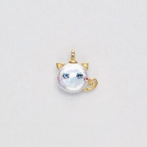 Pearl kitten necklace