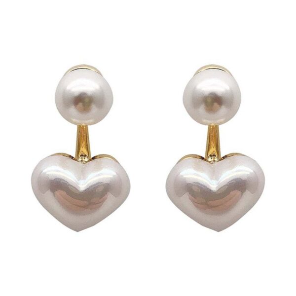Wholesale Love Pearl Two Earrings