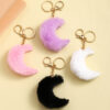 O1CN010HezgR1bFjtlV7ENu_2857743436-0-cib Wholesale Cute Furry Moon Pom Pom Plush Keychain Pendant