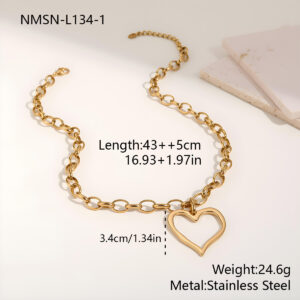 Nmsn-l134-1 gold necklace / 18K