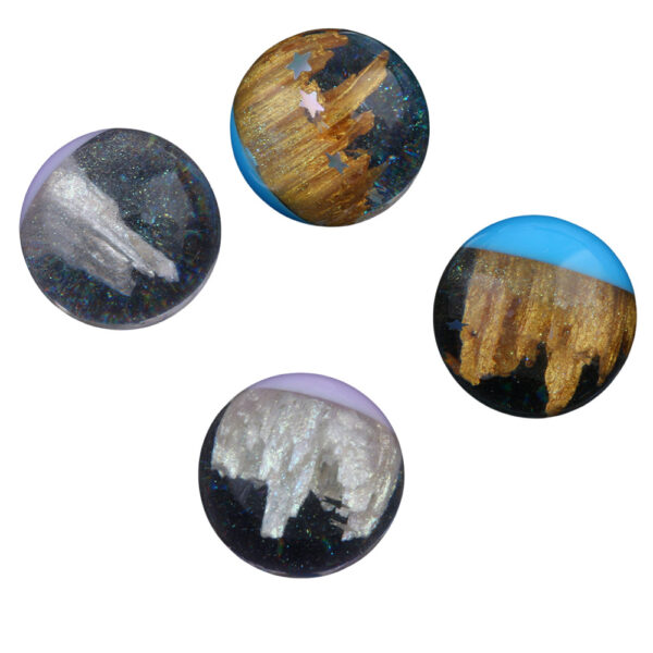 Wholesale Acrylic Beads in Beads Jinshan Yinshan Castle Half Hole Beads Pen Cap