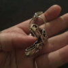 Wholesale Handmade Tyrannosaurus rex dinosaur skull pendant keychain