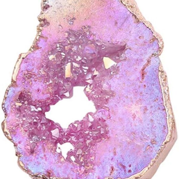 Wholesale Irregular Natural Necklace Crystal Flower Pendant Necklace