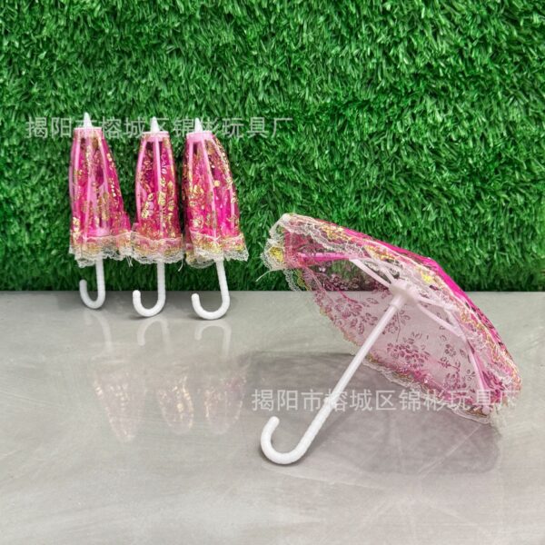 Wholesale Mini Umbrella Lace Umbrella Doll Accessories