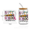 Wholesale Back-to-school season opening season Series UV DTF transfer Crystal label Cup sticker