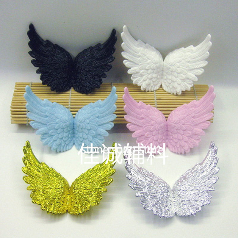 Wholesale White Gold Multicolor Angel WingsCraft Aessories Doll Aessories