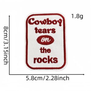 Colorful english landscape cloth stickers 8#