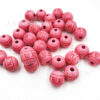 Wholesale Wooden Beads 16mm Lotus Round Beads Valentine's Day