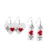 Wholesale ECG Inspired Design Acrylic Earrings European