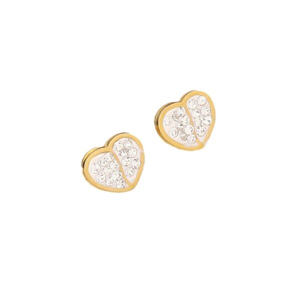 Wholesale full Diamond Love necklace stainless steel clavicle chain