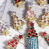 Wholesale Alloy Colorful 3D Christmas Tree - Gorgeous with Straight-Hole Beads for DIY Phone Chains, Keychains, and Bag Chains