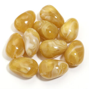Earthy yellow / Size: 29*20mm aperture 3mm