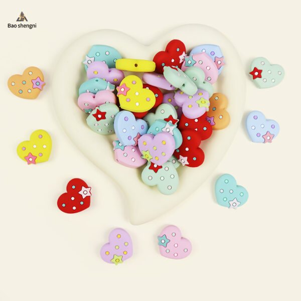 O1CN010UXads1mY1JaWsufs_2001174965-0-cib Wholesale 10PCS Love Pattern Cartoon Silicone Beads