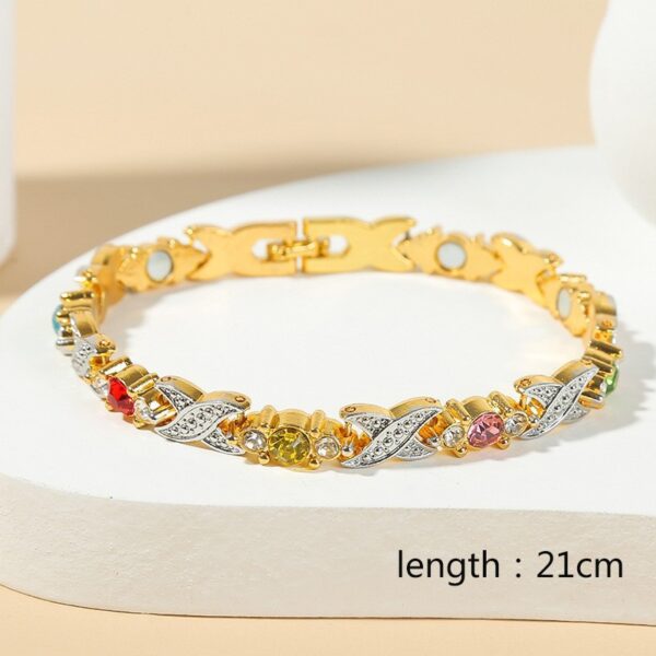 Wholesale Magnet Bracelet Color Diamond Bracelet Trendy Cool All-match Bracelet