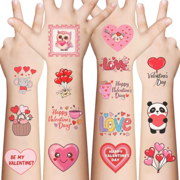 Wholesale Cartoon Valentine's Day Love Series Tattoo Stickers
