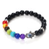 O1CN010XEE4B1xzSrwR3r6b_2206541996514-0-cib Wholesale Spaced Buddha Hand Alloy Spacer Eye String Colorful Stone Bracelet
